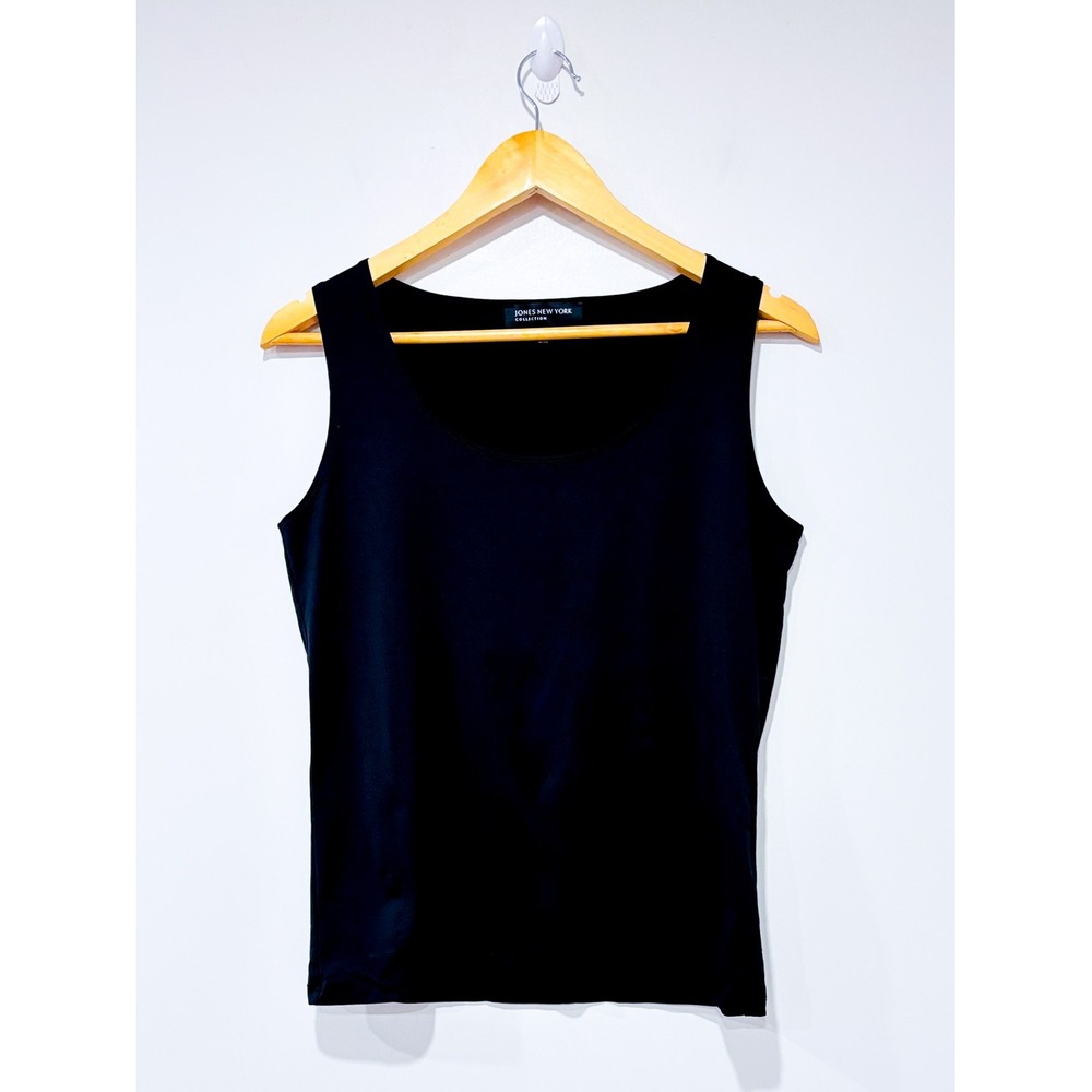 JONES NEW YORK Black tank top | Minimal basic layering | Small